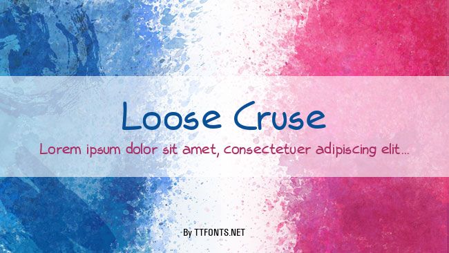 Loose Cruse example