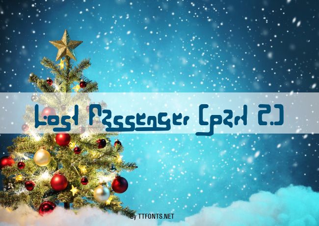 Lost Passenger (part 2) example