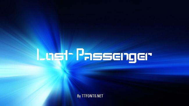 Lost Passenger example