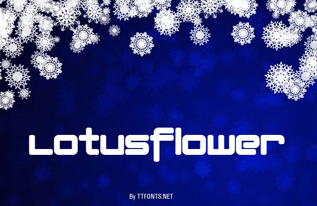 Lotusflower example