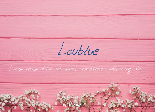Loublue example
