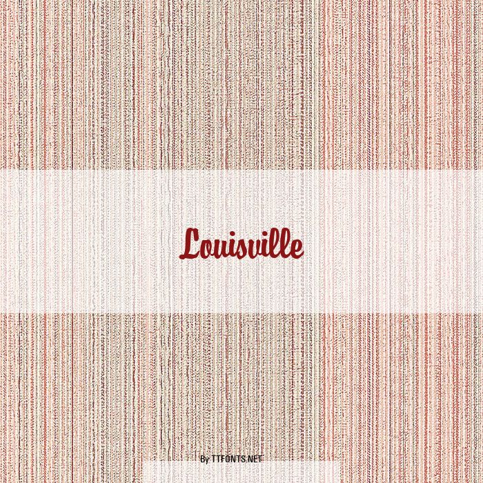 Louisville example