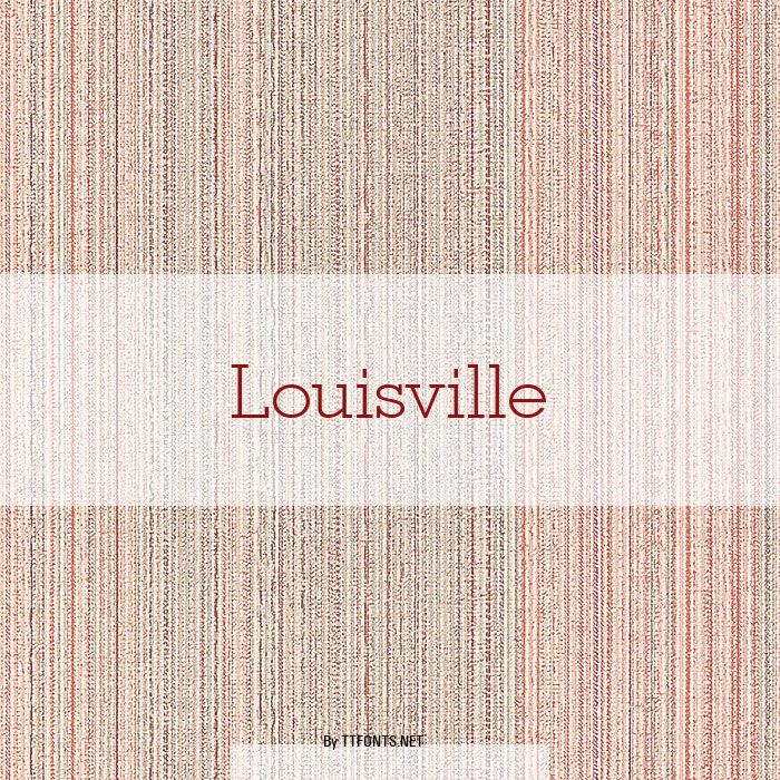 Louisville example
