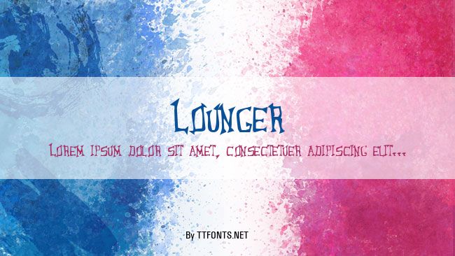 Lounger example