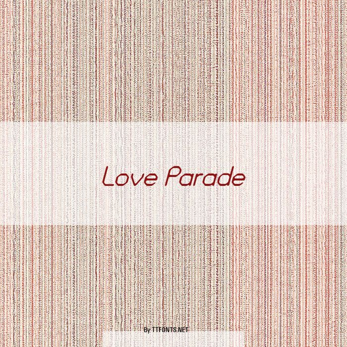 Love Parade example