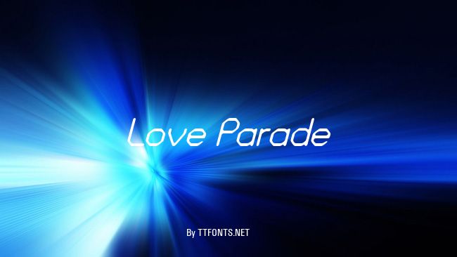 Love Parade example