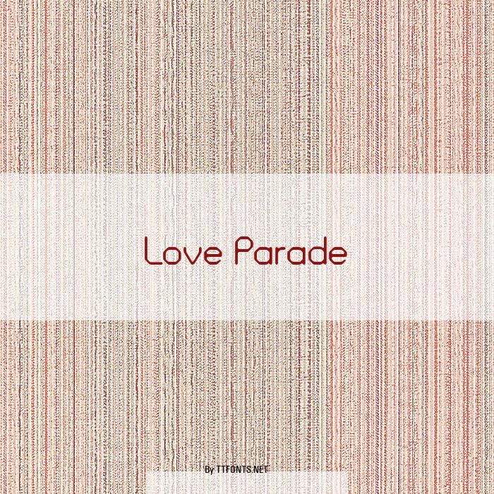 Love Parade example