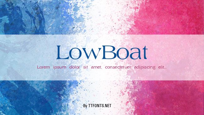 LowBoat example