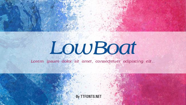 LowBoat example