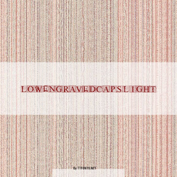 LowEngravedCapsLight example