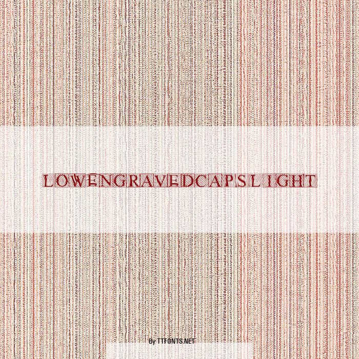 LowEngravedCapsLight example