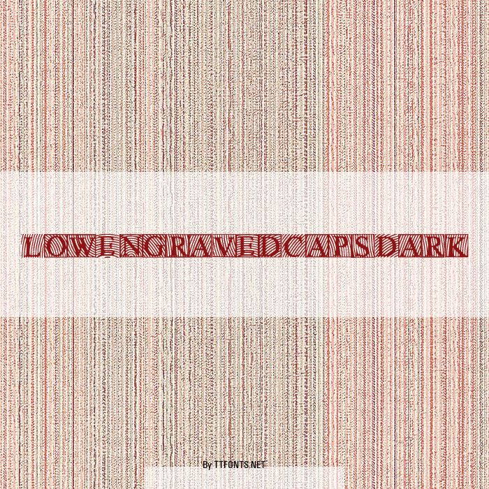 LowEngravedCapsDark example