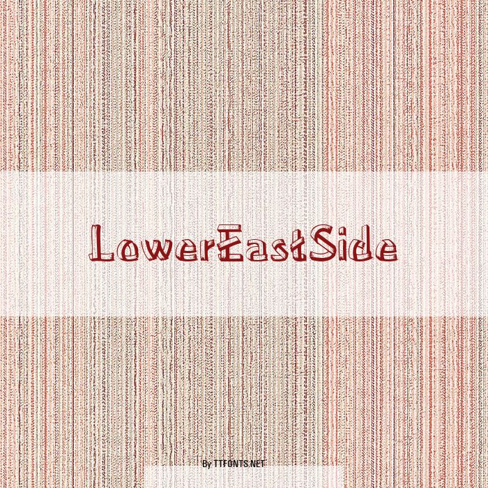 LowerEastSide example