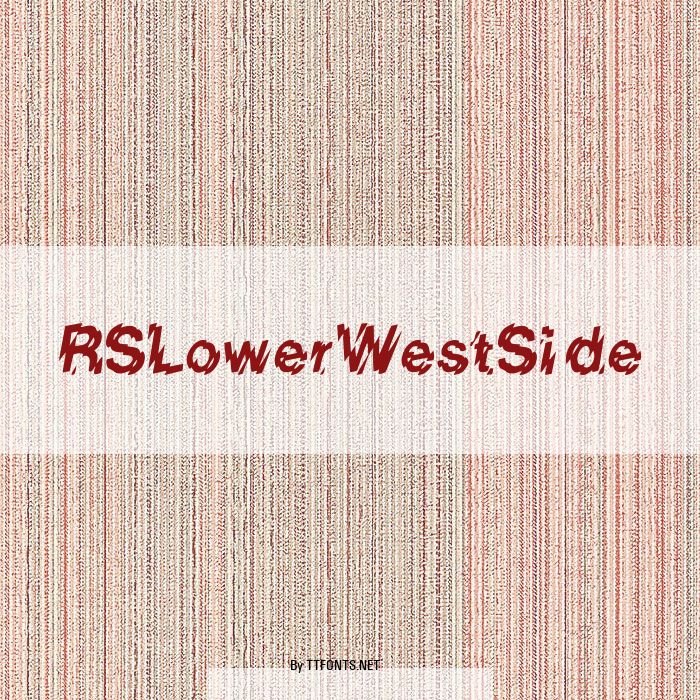 RSLowerWestSide example