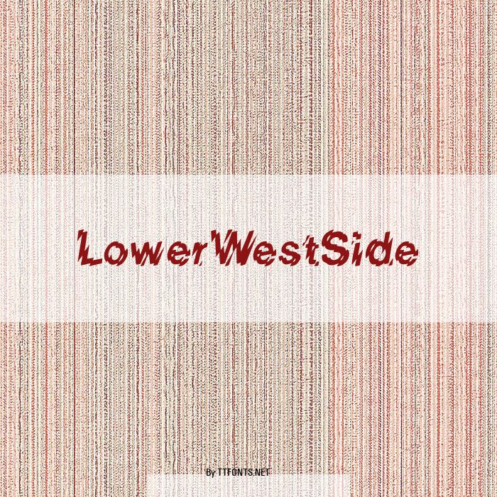 LowerWestSide example