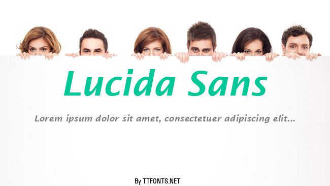 Lucida Sans example