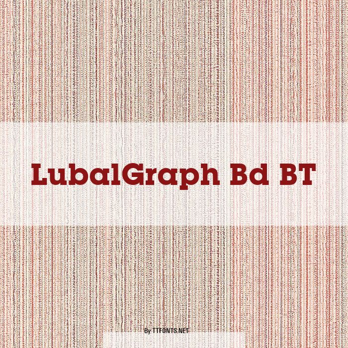 LubalGraph Bd BT example