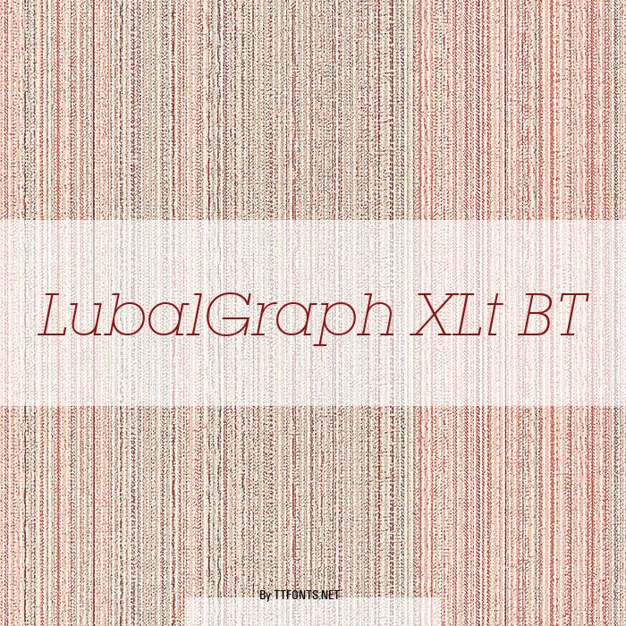 LubalGraph XLt BT example