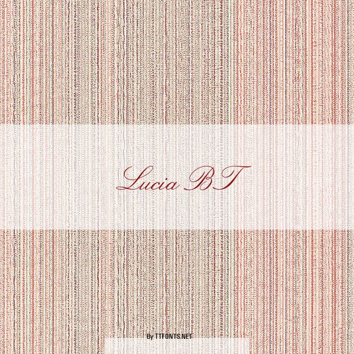 Lucia BT example