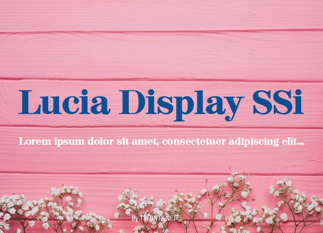 Lucia Display SSi example
