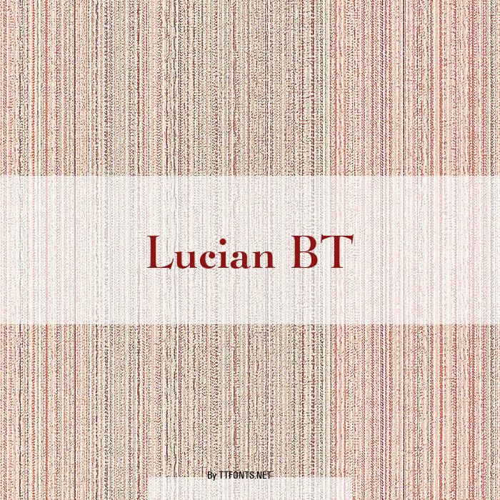 Lucian BT example