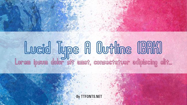 Lucid Type A Outline (BRK) example