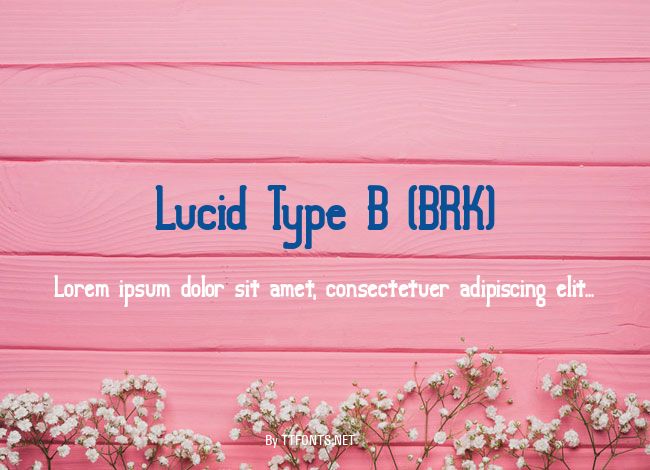 Lucid Type B (BRK) example