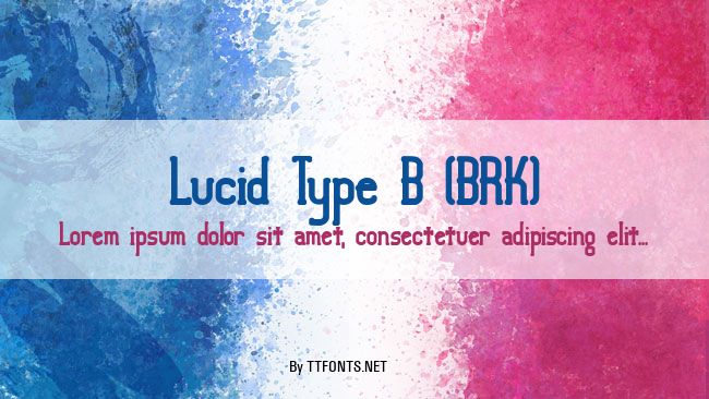 Lucid Type B (BRK) example