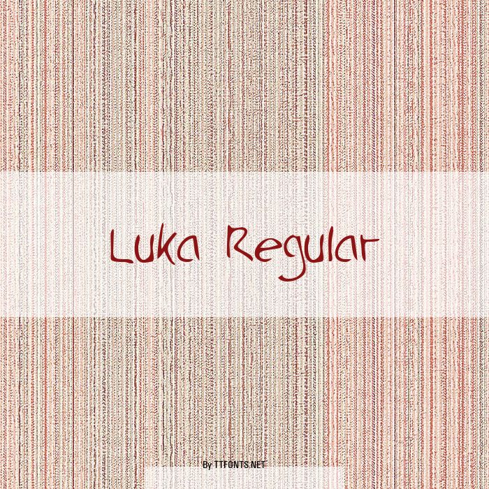 Luka Regular example