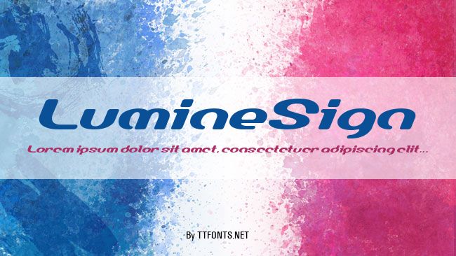 LumineSign example