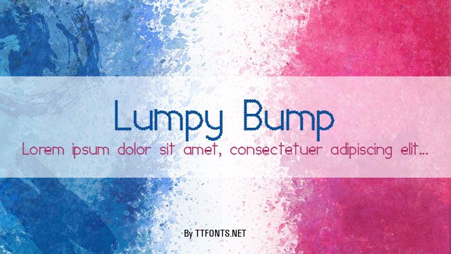 Lumpy Bump example