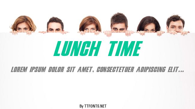Lunch time example