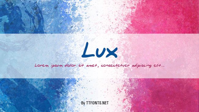 Lux example