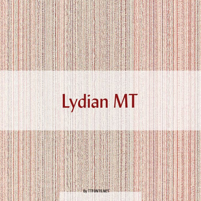 Lydian MT example