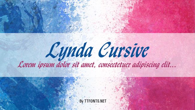 Lynda Cursive example