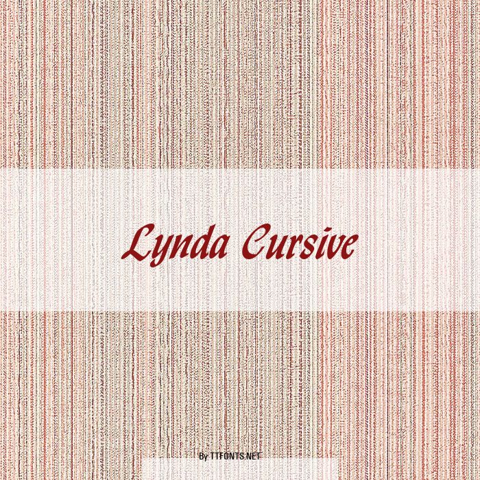 Lynda Cursive example