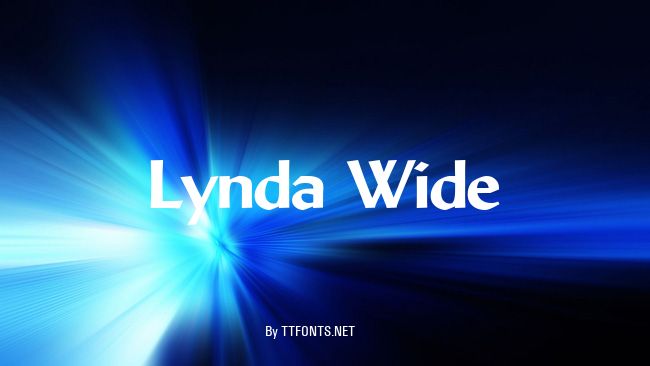Lynda Wide example