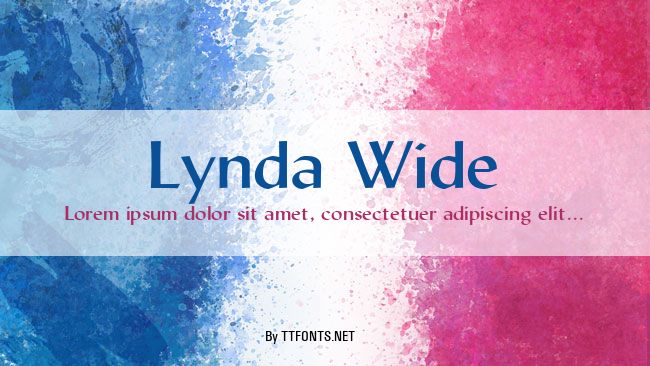Lynda Wide example