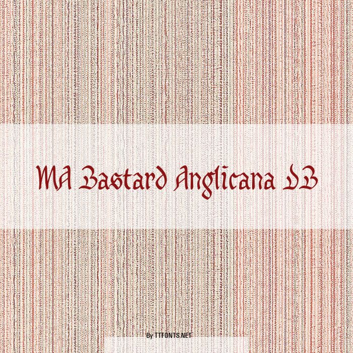 MA Bastard Anglicana DB example