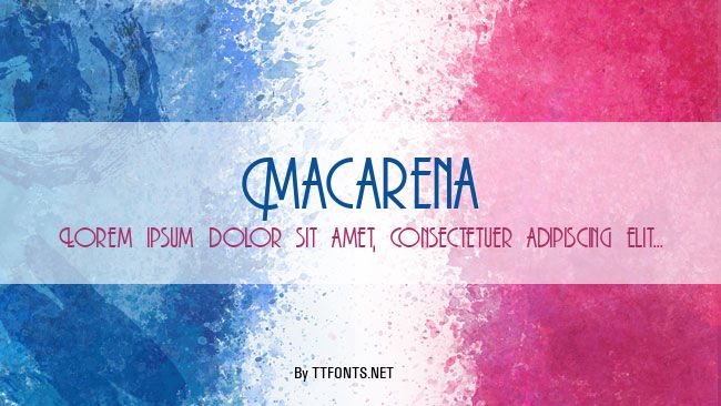 Macarena example