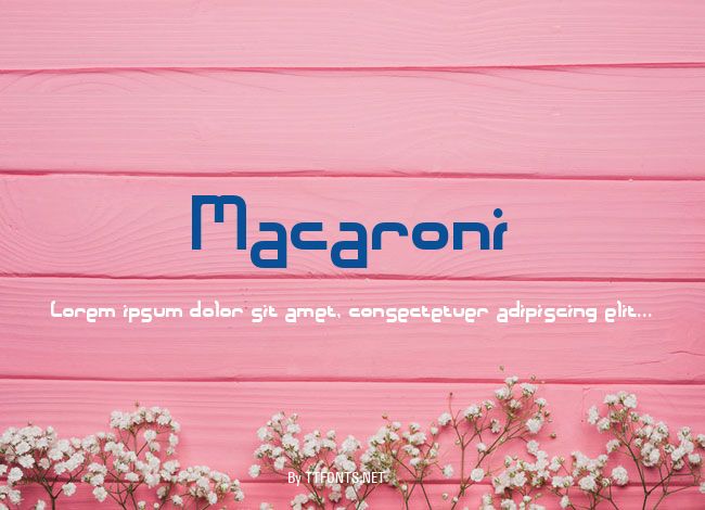 Macaroni example