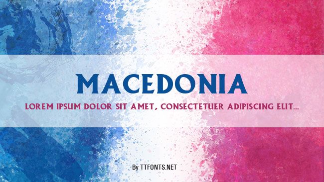 Macedonia example