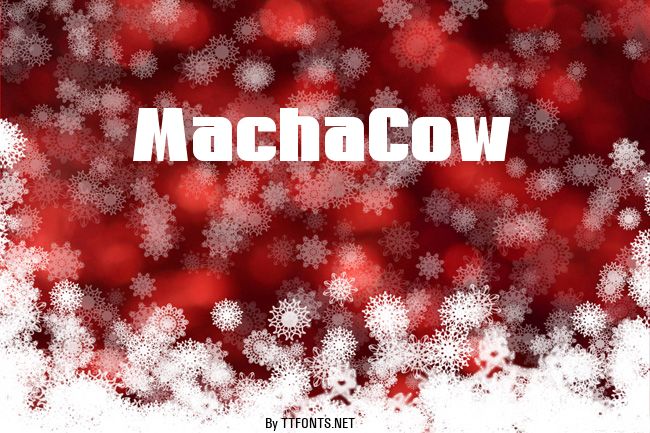 MachaCow example