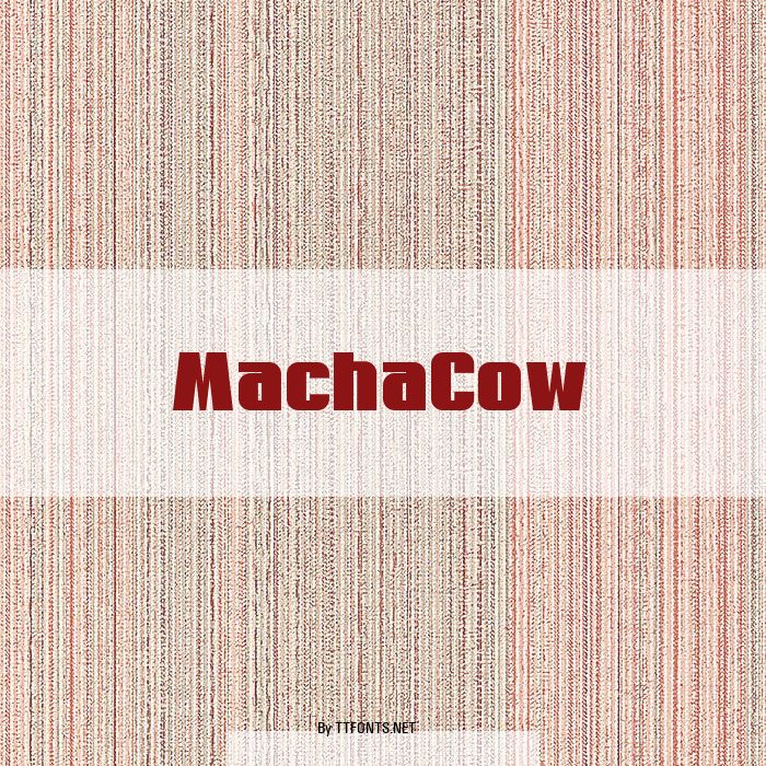 MachaCow example
