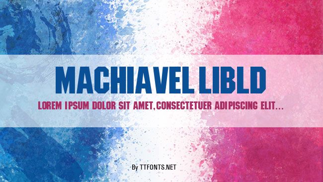 MachiavelliBld example