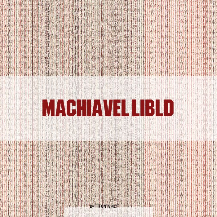 MachiavelliBld example