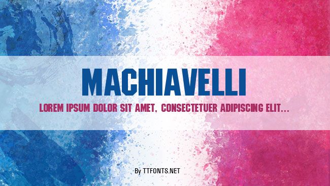 Machiavelli example
