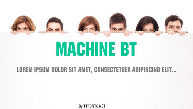 Machine BT example