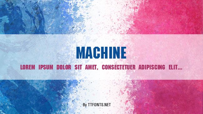Machine example
