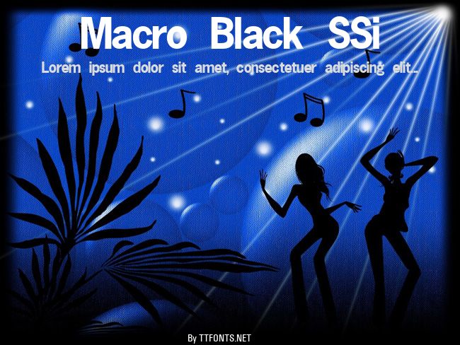 Macro Black SSi example